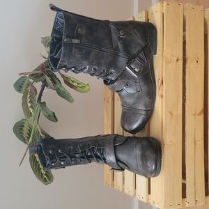 Lace-up Combat Style Boots